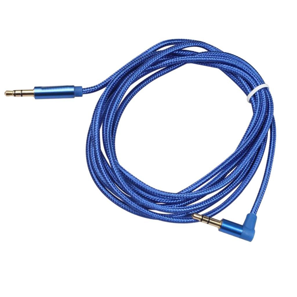 3.5mm Male to Male Stereo Audio Cable Cord for Mobile Phone Car Stereo 2.0M