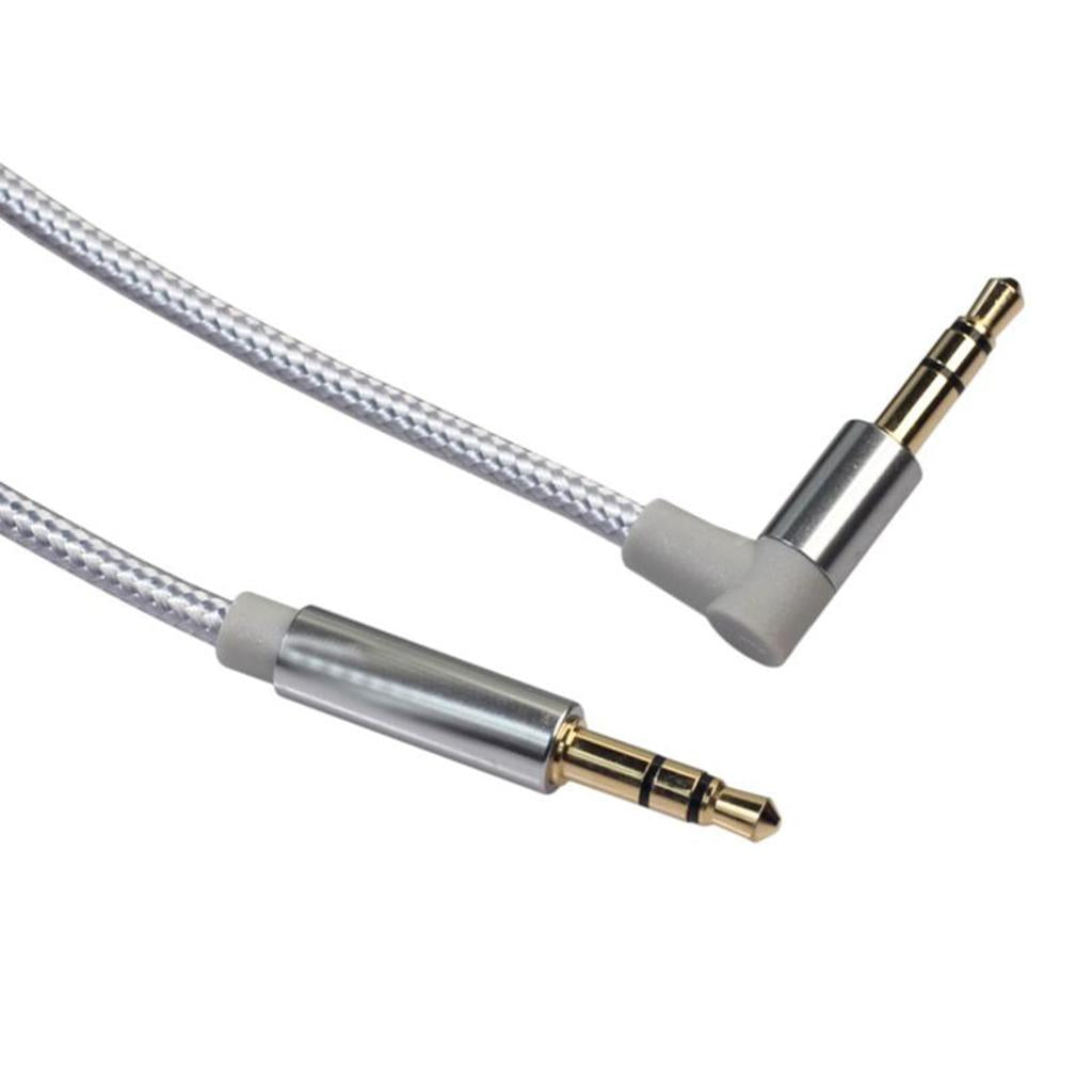 3.5mm Audio Cable Nylon Braided Male to Male Aux Cord 50cm