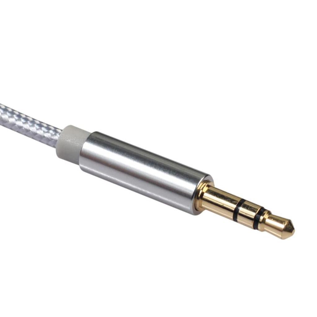 3.5mm Audio Cable Nylon Braided Male to Male Aux Cord 100cm