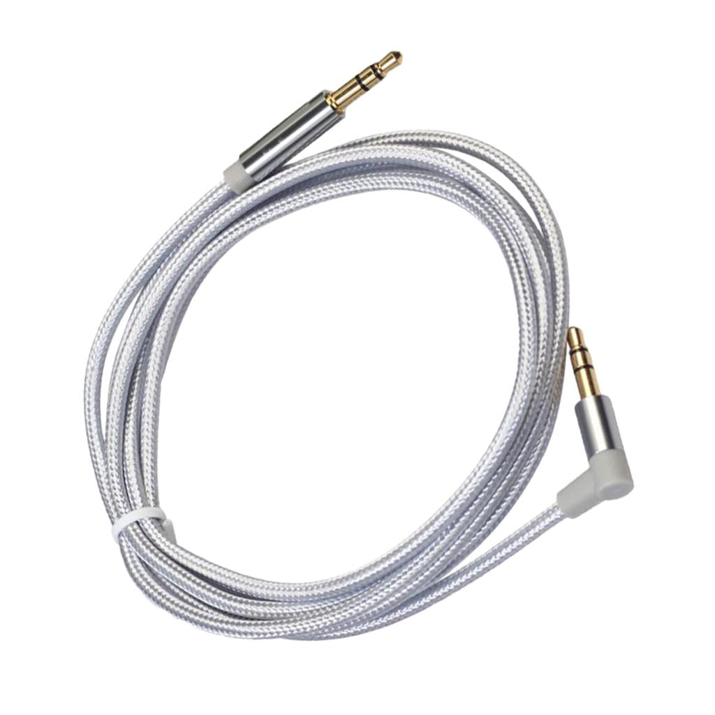 3.5mm Audio Cable Nylon Braided Male to Male Aux Cord 150cm