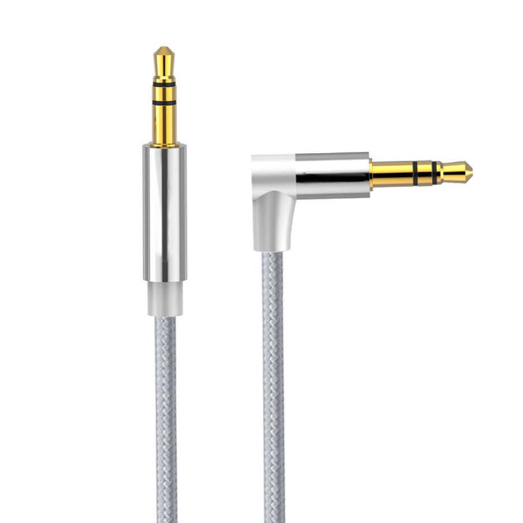 3.5mm Audio Cable Nylon Braided Male to Male Aux Cord 150cm