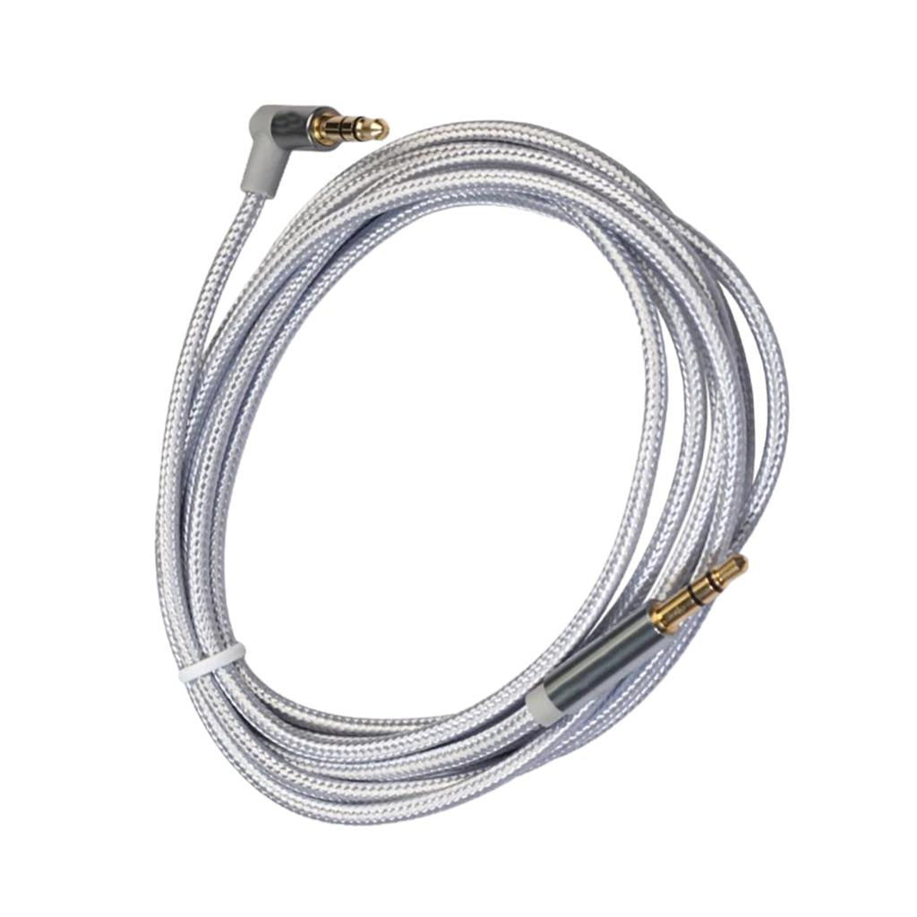 3.5mm Audio Cable Nylon Braided Male to Male Aux Cord 200cm