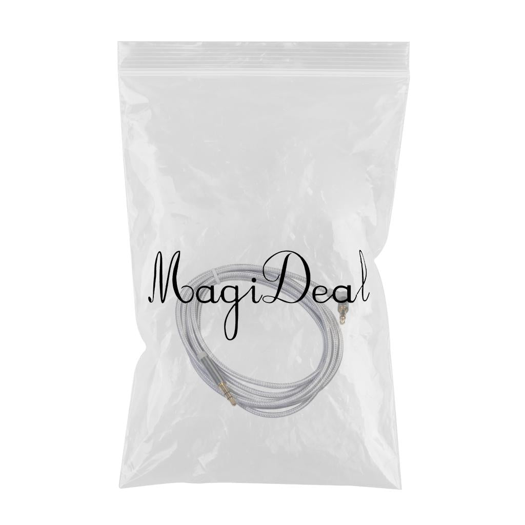 3.5mm Audio Cable Nylon Braided Male to Male Aux Cord 200cm