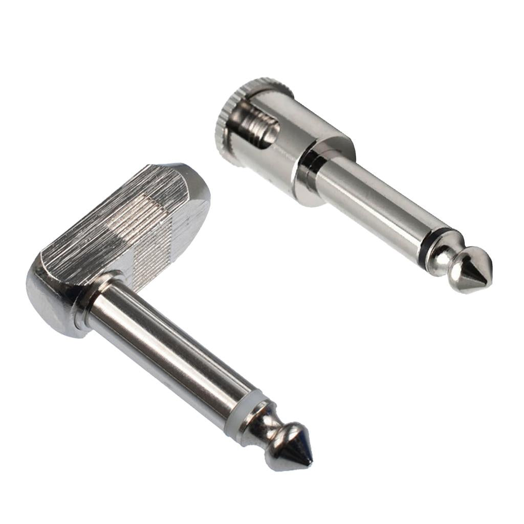 6.35mm 1/4'' Stereo Jack Adapter for Headphone Audio Microphone Straight