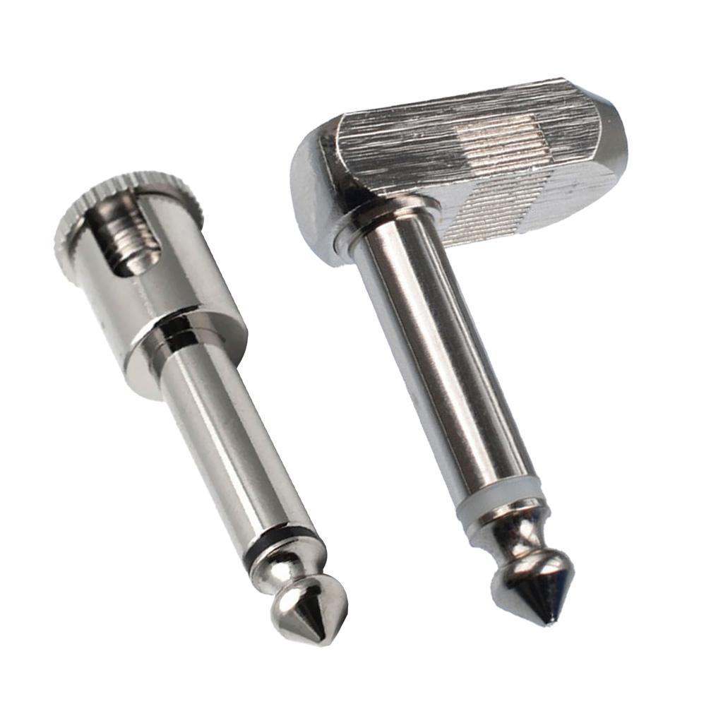 6.35mm 1/4'' Stereo Jack Adapter for Headphone Audio Microphone Straight
