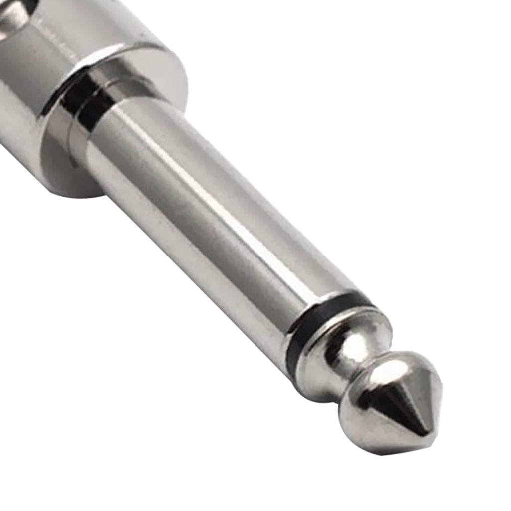 6.35mm 1/4'' Stereo Jack Adapter for Headphone Audio Microphone Straight