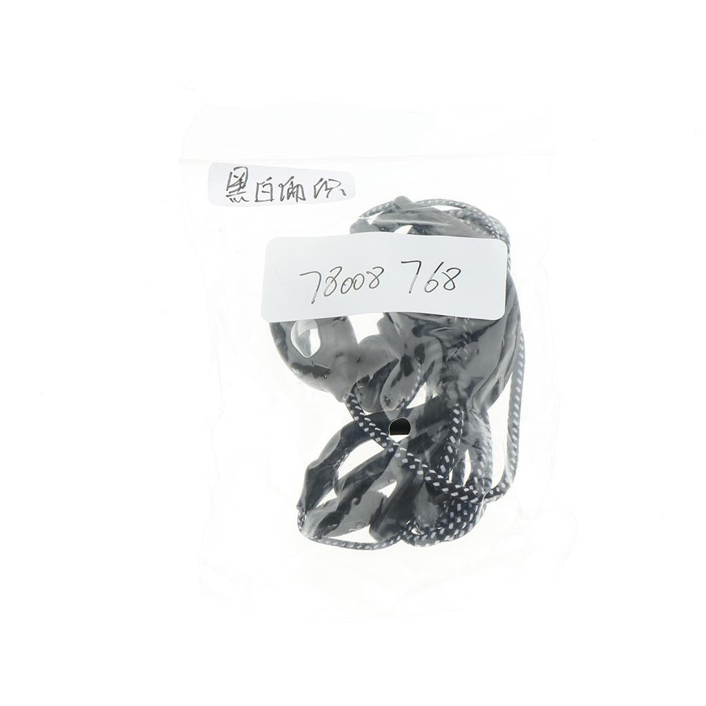 1 Piece Walkie Talkie Headset Earpiece for Two Way Radio Parts Black White