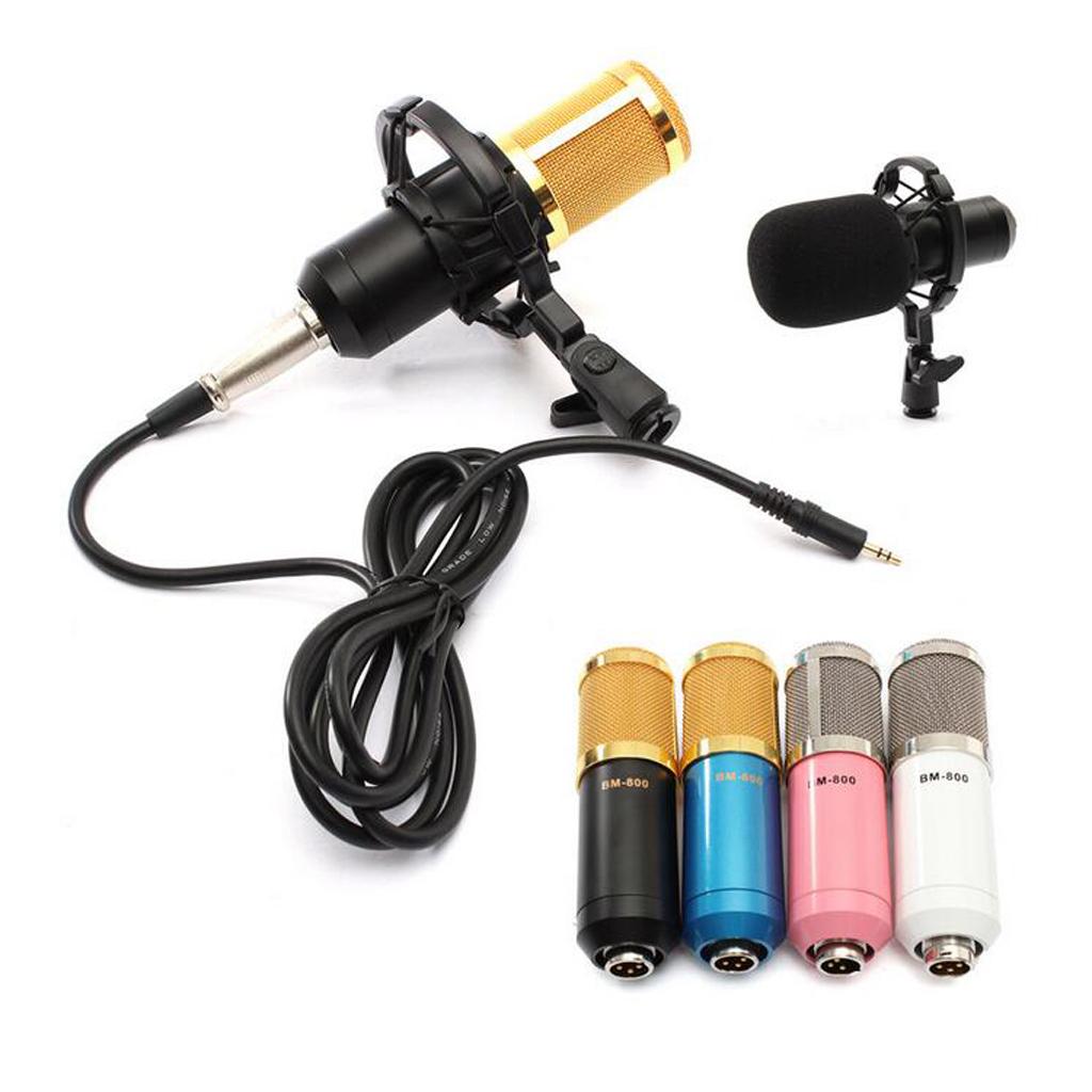 Wired Microphone Handheld Microphone for KTV With Round Circle-Black