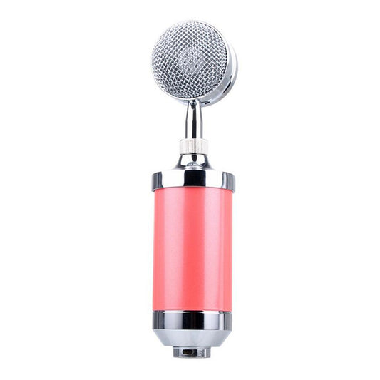 Plastic Mini Capacitance Mobile iPhone Microphone Pink