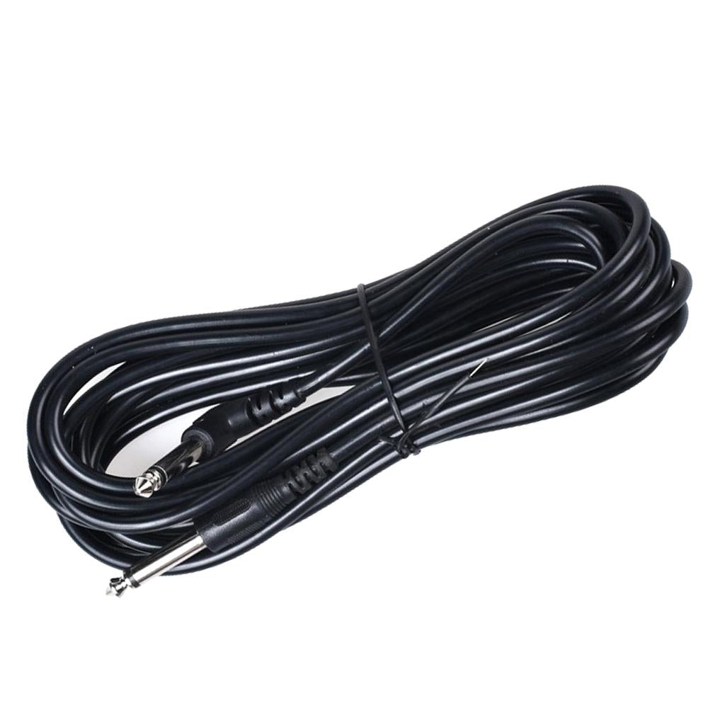 Guitar Bass Cable Musical Instrument Amplifier Audio Connection Cable 5m