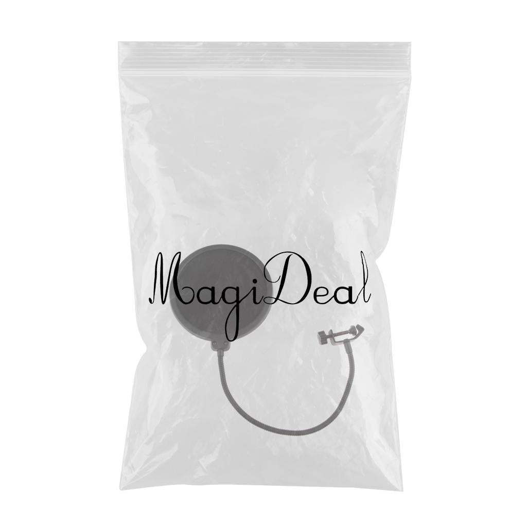 Large Size Double-layer Microphone Tripod Net Windscreen Cover Shield Mount