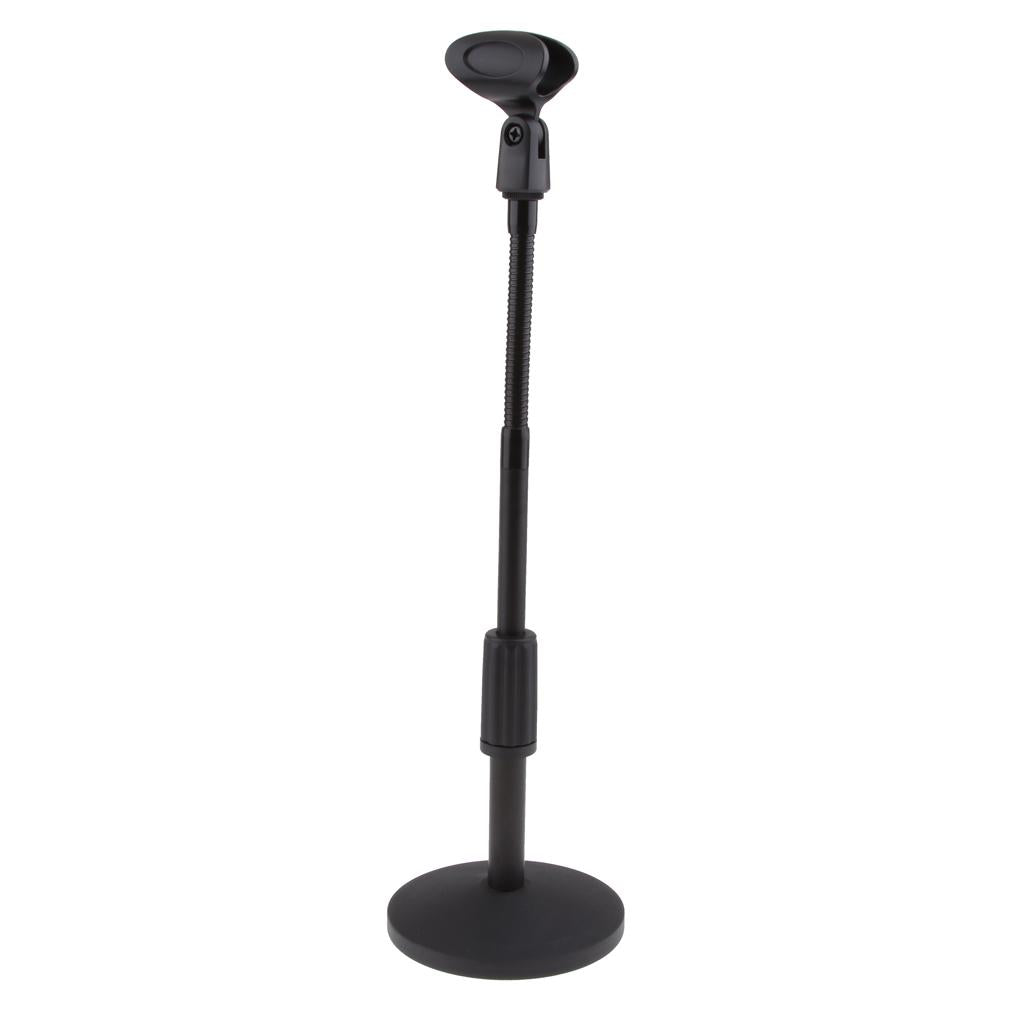 Stainless Steel Microphone Stand Desktop Hose Bending Microphone Rack