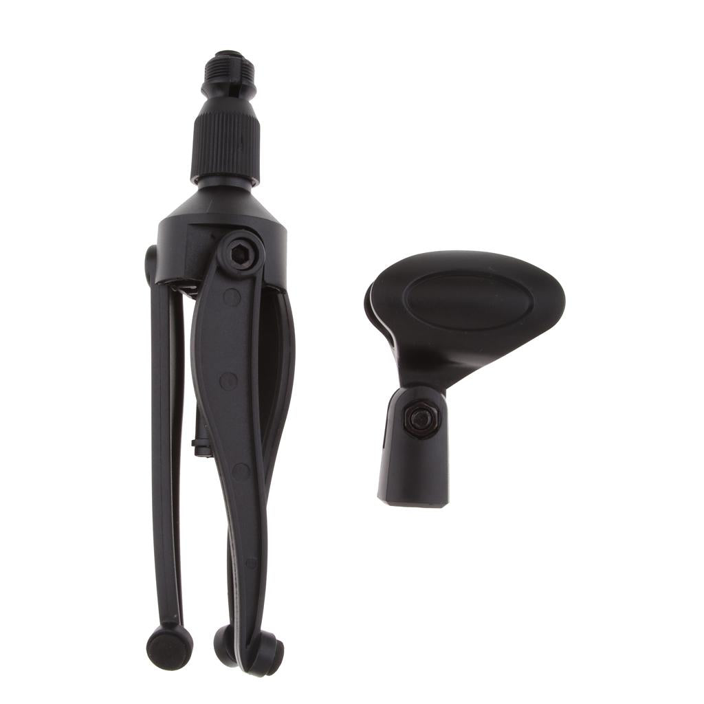 Stainless Steel Microphone Stand Desktop Microphone Rack Tripod  B