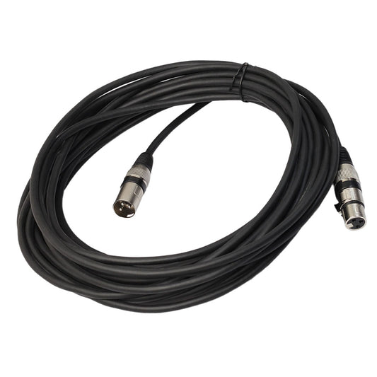 3 Pin DMX Signal Cable Wire XLR Male to Female Cable Balanced Snake Cord for Stage Lights, Disc Players,16.4ft