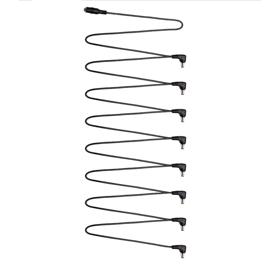 Power Adapter Cable Power Connector for Guitar Bass Effect Connector 8 Way