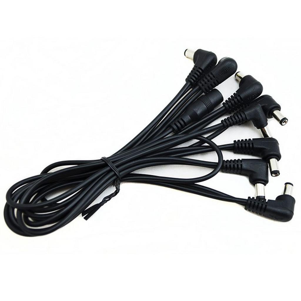 Power Adapter Cable Power Connector for Guitar Bass Effect Connector 8 Way