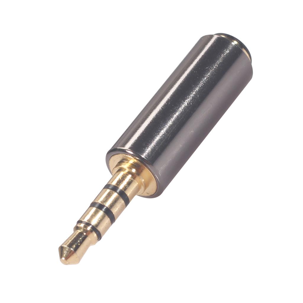 Stereo Audio Headphone Connector OMTP to CTIA Converter Aux Adapter Plug