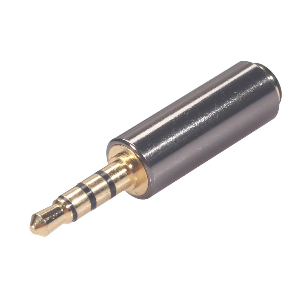 Stereo Audio Headphone Connector OMTP to CTIA Converter Aux Adapter Plug