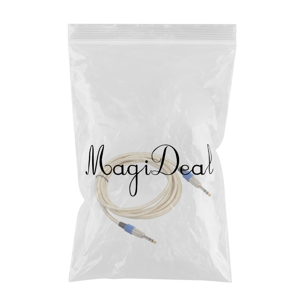 6.35mm Male to Male Stereo Audio Aux Cable 300cm