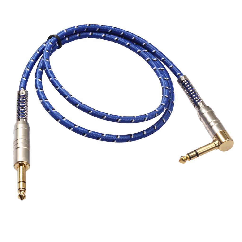 Male to Male TRS Stereo Audio Cable CableCreation 90 Degree 1 Meter