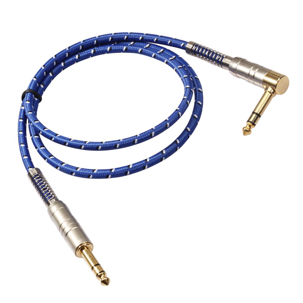 Male to Male TRS Stereo Audio Cable CableCreation 90 Degree 1 Meter