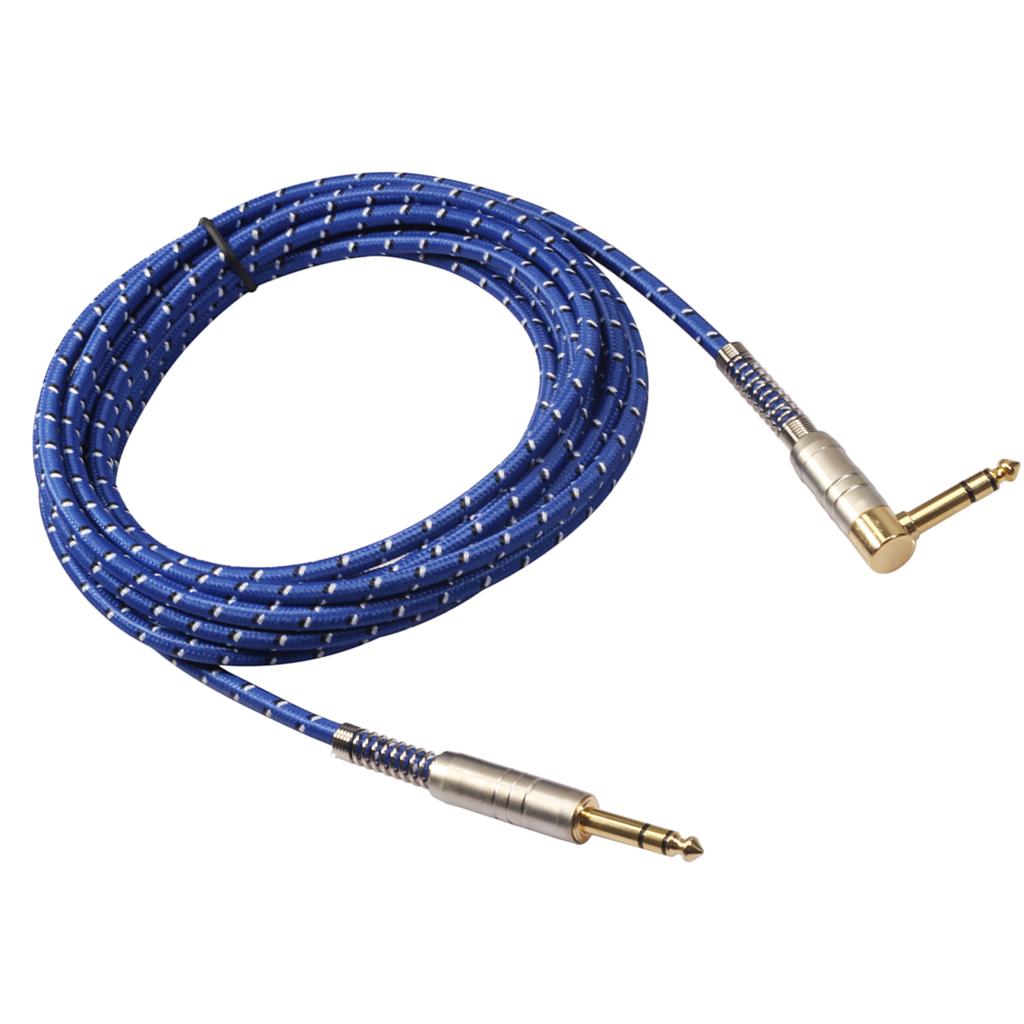 Male to Male TRS Stereo Audio Cable CableCreation 90 Degree 5 Meters