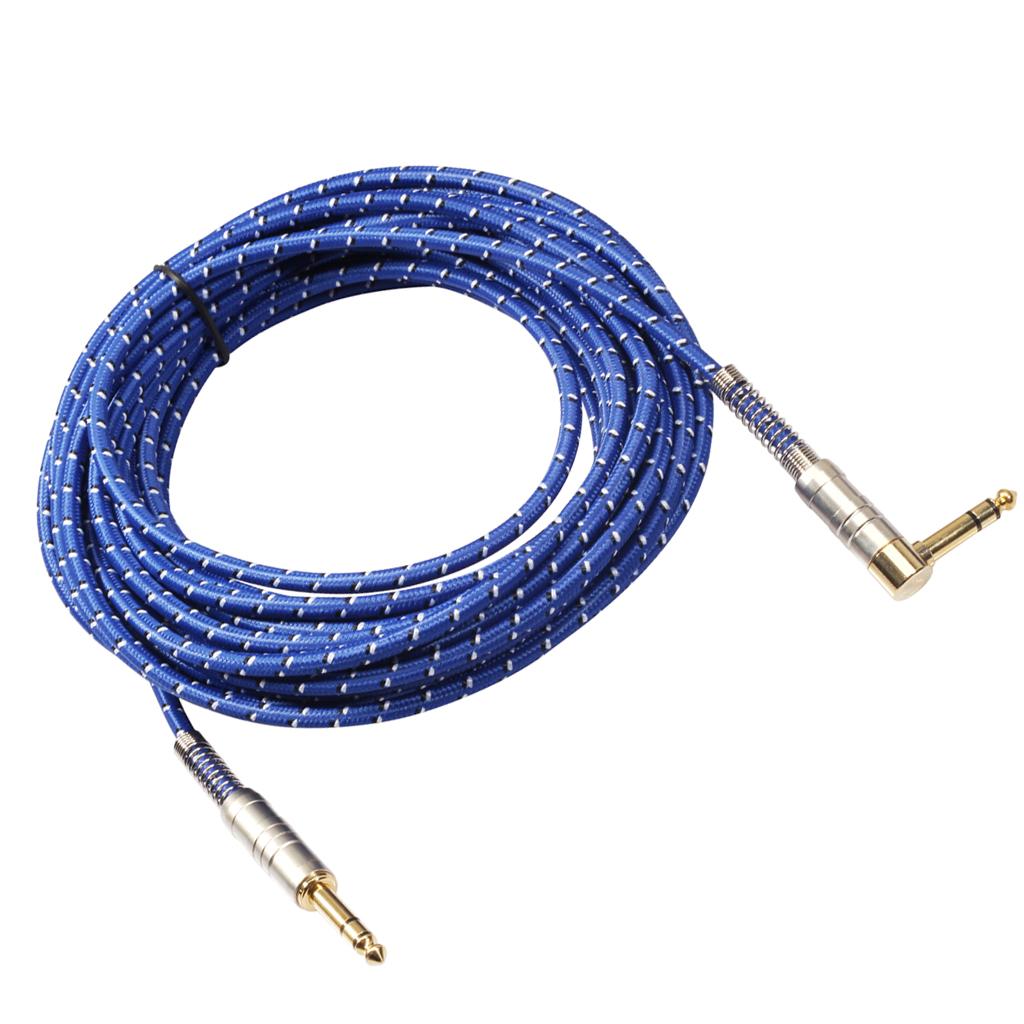Male to Male TRS Stereo Audio Cable CableCreation 90 Degree 10 Meters