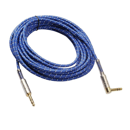 Male to Male TRS Stereo Audio Cable CableCreation 90 Degree 15 Meters