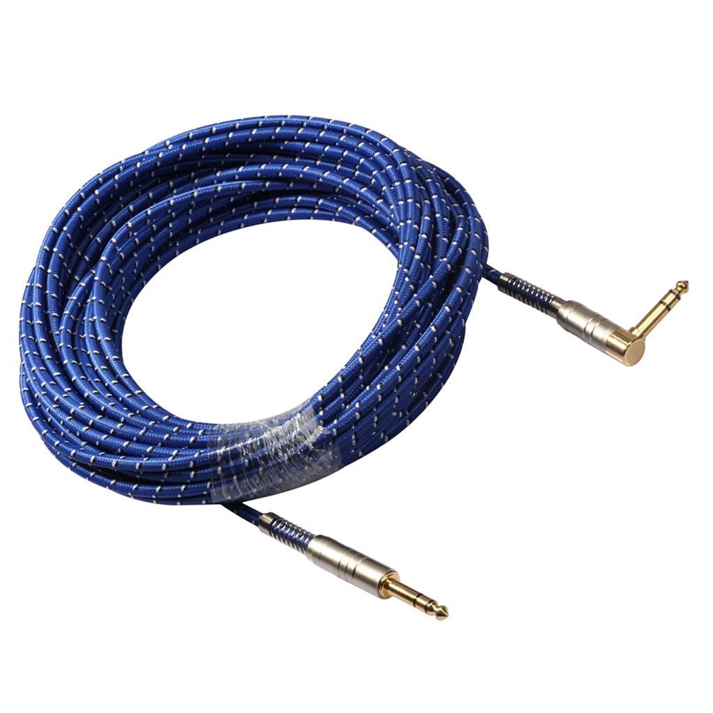 Male to Male TRS Stereo Audio Cable CableCreation 90 Degree 20 Meters