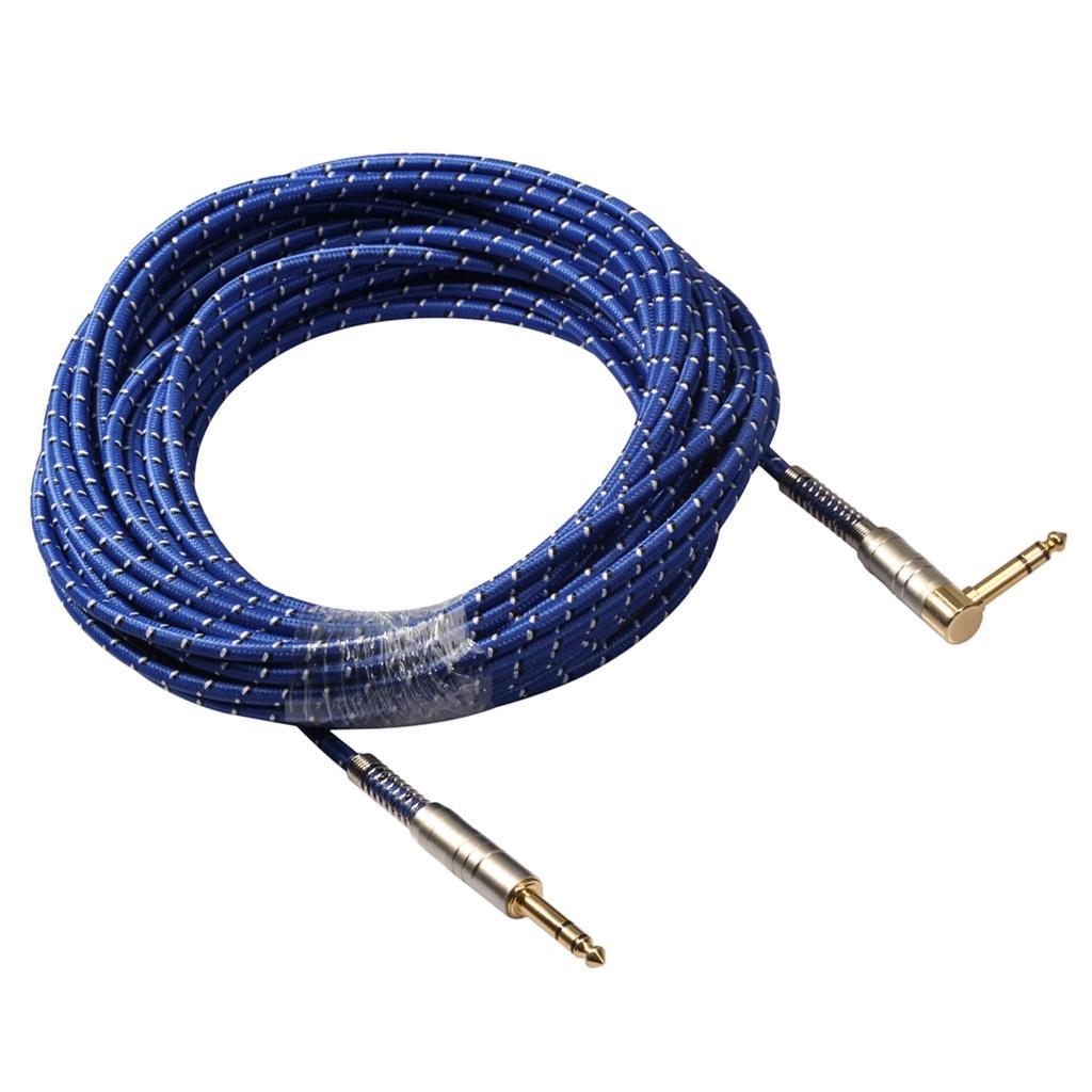 Male to Male TRS Stereo Audio Cable CableCreation 90 Degree 20 Meters