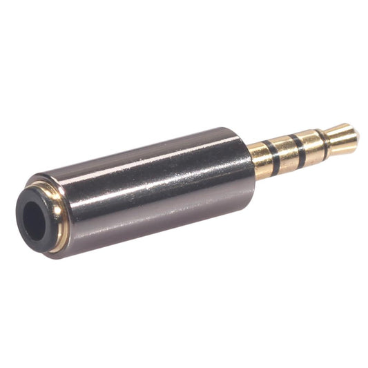 OMTP to CTIA Alloy Universal Earphone Headphone Mic Converter Adapter