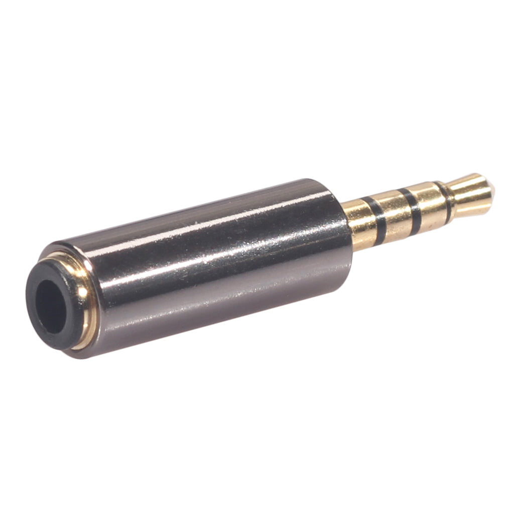 5Pcs OMTP to CTIA Alloy Universal Earphone Headphone Mic Converter Adapter
