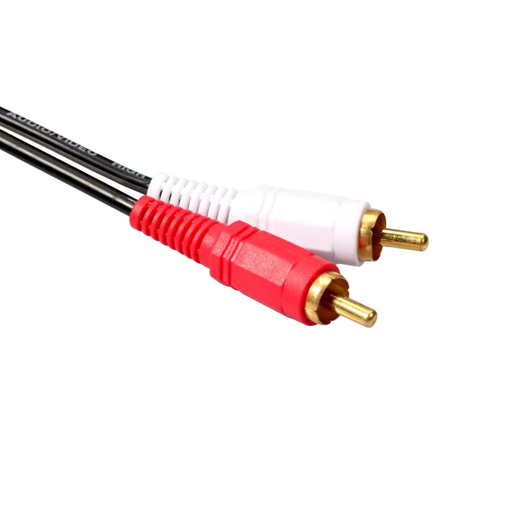 Dual RCA to XLR Male Cable Phono Plug Stereo Audio Connection Microphone