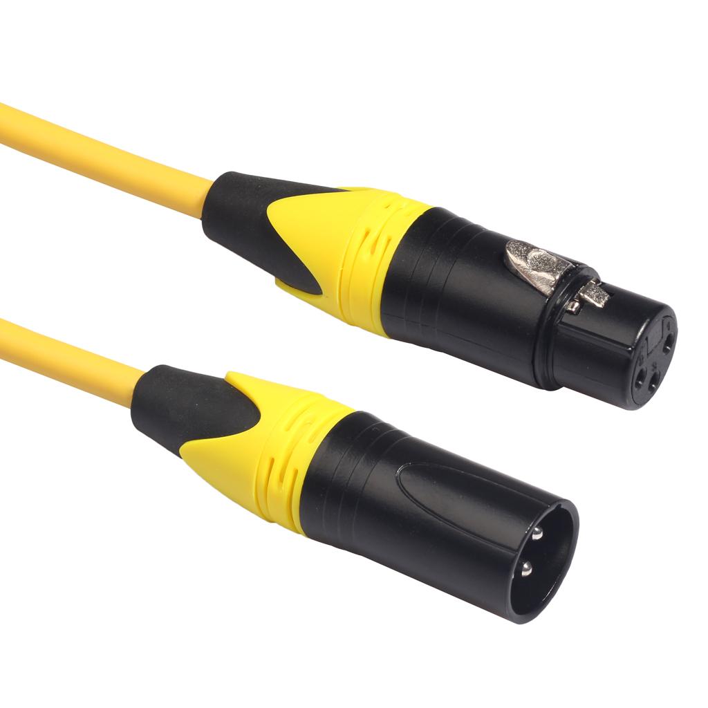 Male to Female XLR Lead Microphone Mic Patch Cable 5 Colors