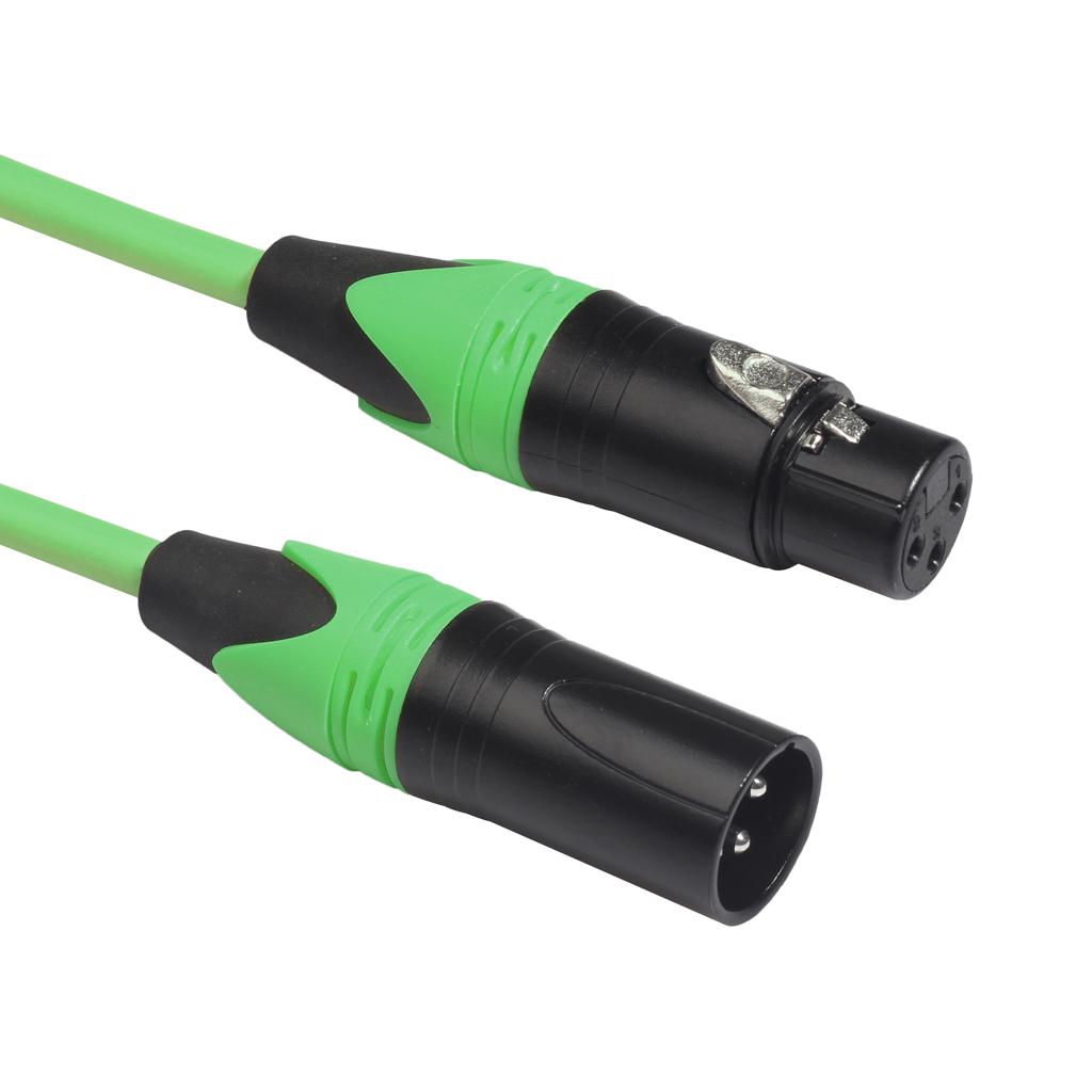 Male to Female XLR Lead Microphone Mic Patch Cable 5 Colors