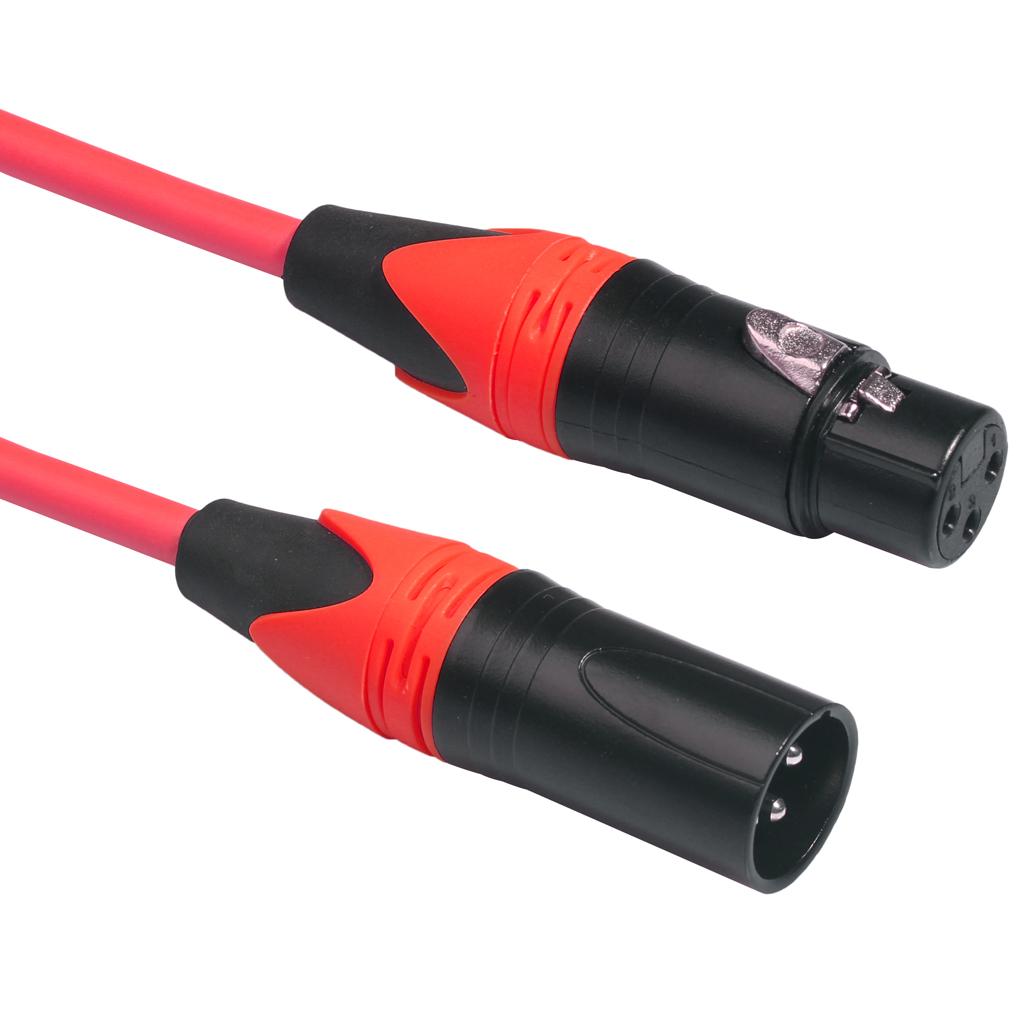 Male to Female XLR Lead Microphone Mic Patch Cable 5 Colors