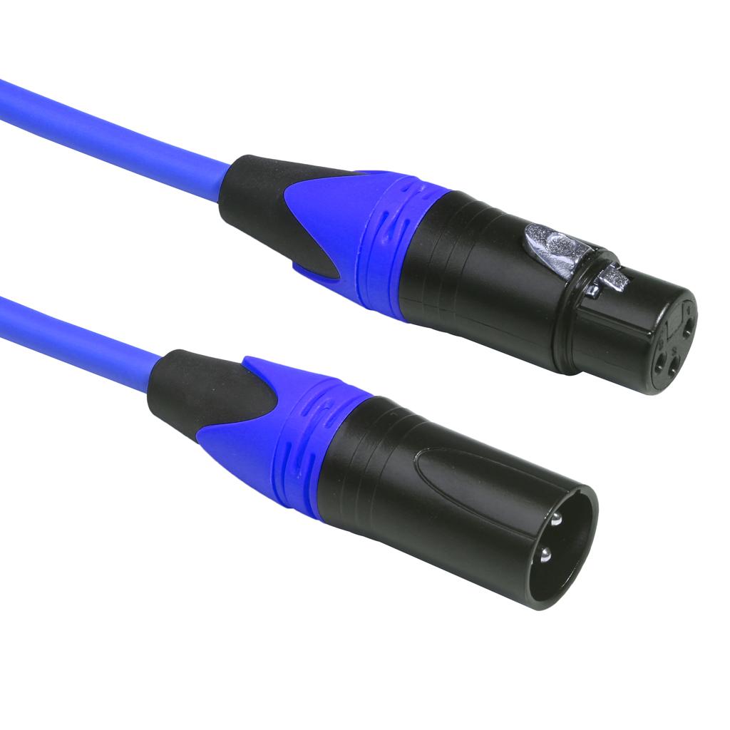 Male to Female XLR Lead Microphone Mic Patch Cable 5 Colors