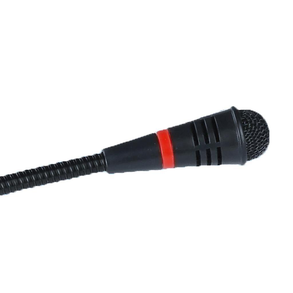 Desktop Gooseneck Wired Microphone System - Table Mounted Condenser Mic