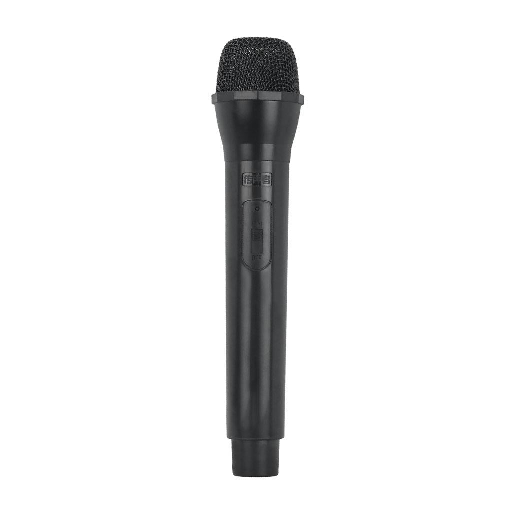Artificial Plastic Wireless Microphone Props Fake Mic Toy Handheld Black