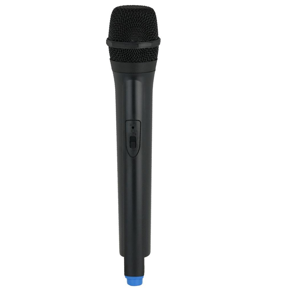 Classic Plastic Wireless Microphone Props Fake Mic Toy Handheld Blue