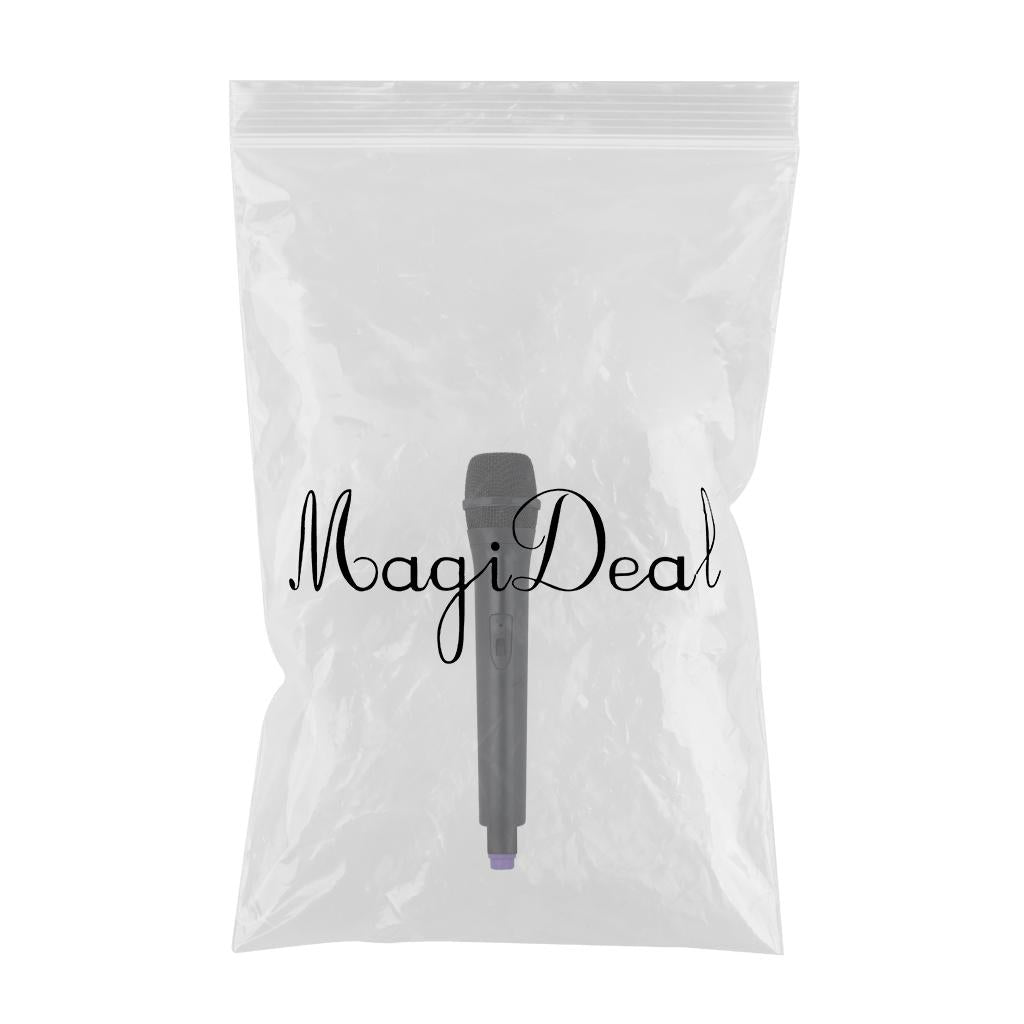 Classic Plastic Wireless Microphone Props Fake Mic Toy Handheld Purple
