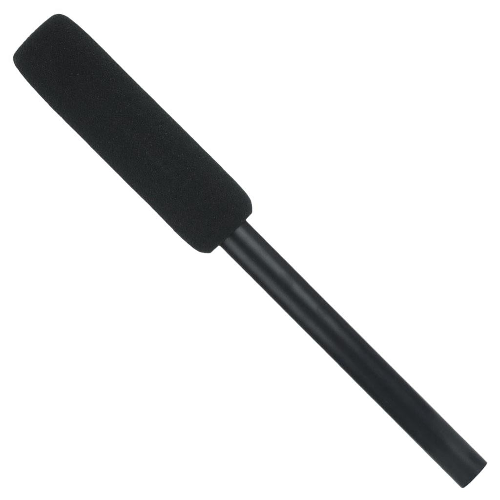 Plastic Interview Microphone Props Wireless Fake Mic Toy Handheld Black