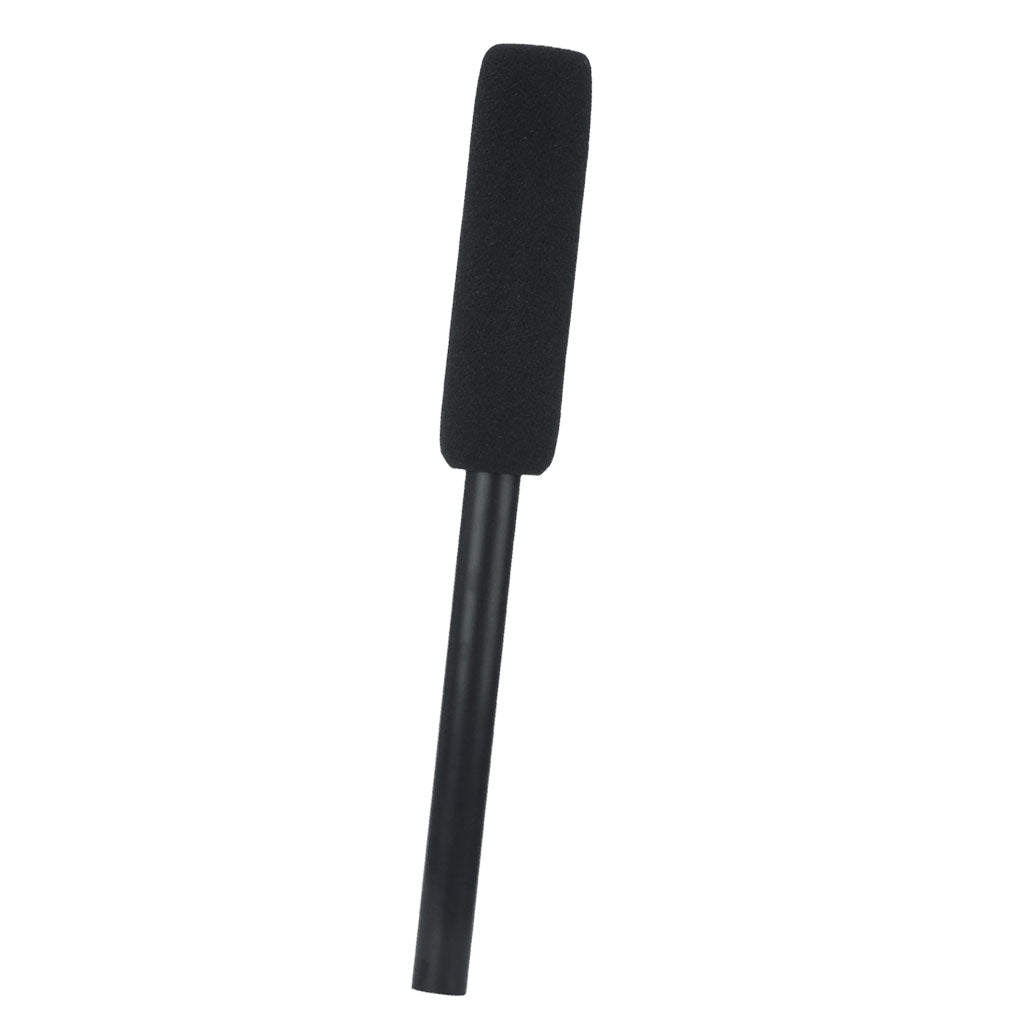 Plastic Interview Microphone Props Wireless Fake Mic Toy Handheld Black