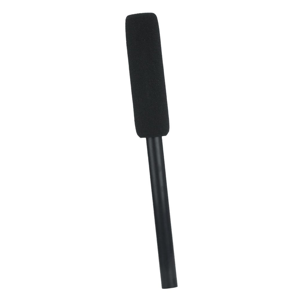 Plastic Interview Microphone Props Wireless Fake Mic Toy Handheld Black