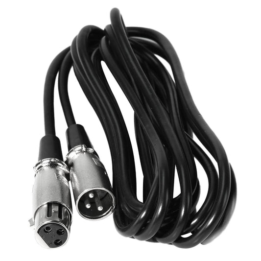 XLR Micr Cable, XLR Male to XLR Female Balanced 3 PIN Mic Cables, Black 10m