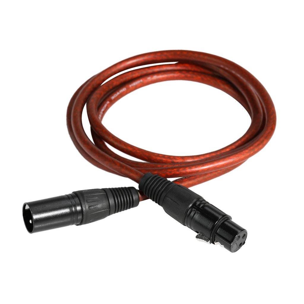 XLR Microphone Cable, XLR Male to XLR Female Balanced 3 PIN Mic Cables 2m