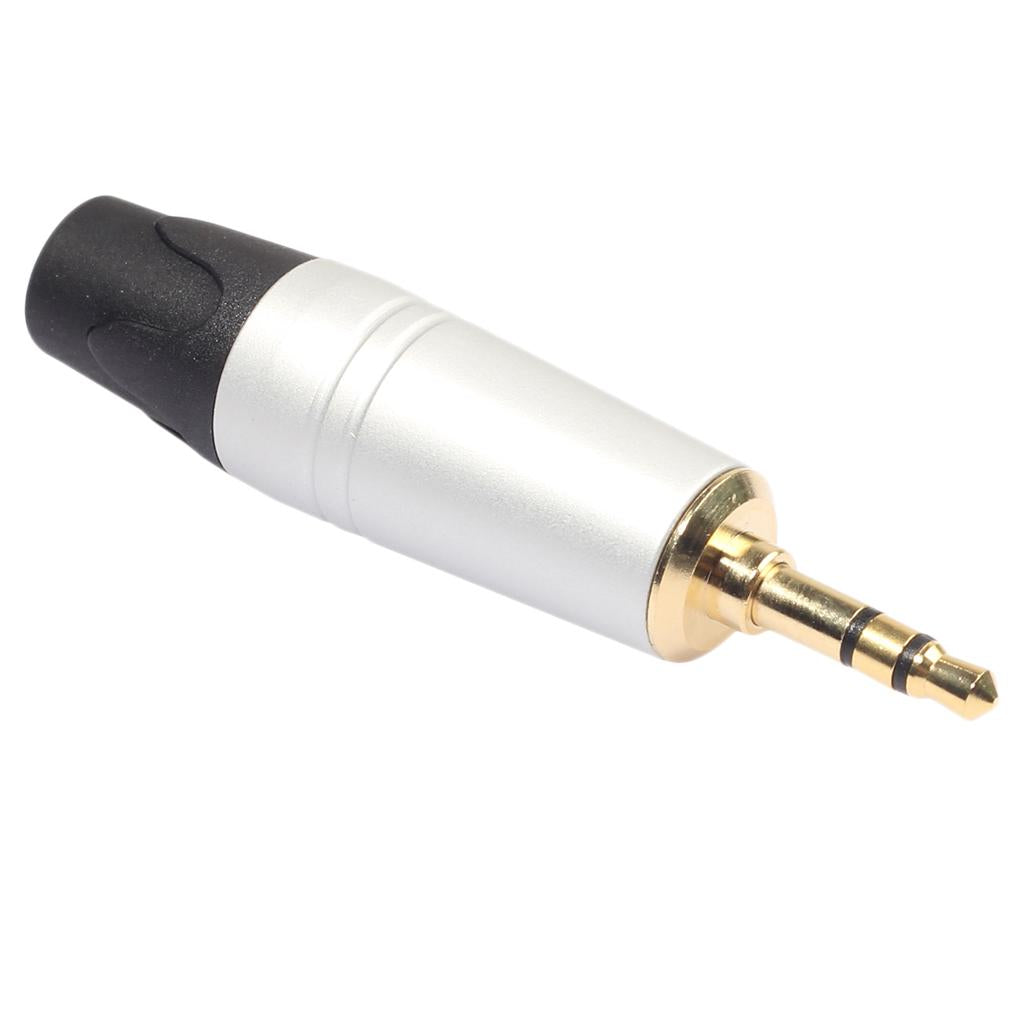 3.5mm Stereo Jack Plug Male Connector for DIY Audio Soldering for Microphone