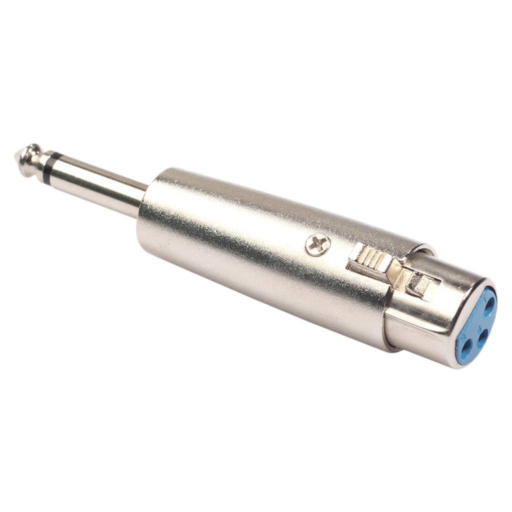 6.35mm Mono Jack Male Connector for DIY Audio Soldering Microphone Guitar