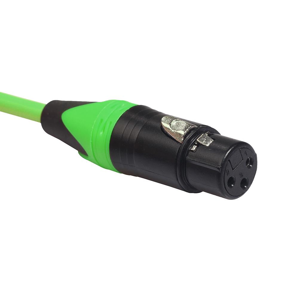 XK303 Male to Female Audio Cable For Microphone Sound Console Green 1.8m