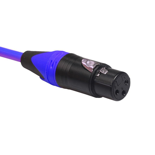XK303 Male to Female Audio Cable For Microphone Sound Console Blue 3m